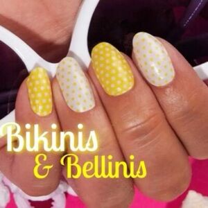 Color Street Yellow Polka Dot Press-On Nails